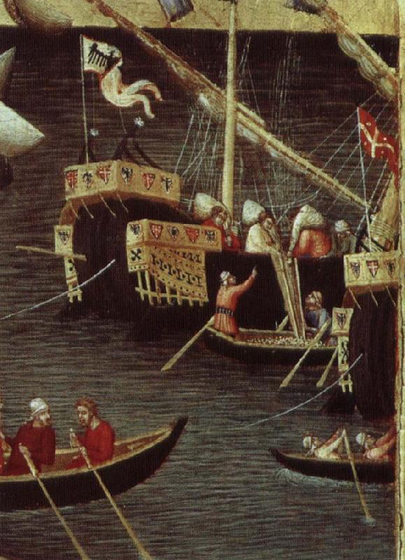 Ambrogio Lorenzetti den belige nikolaus baris liv oil painting picture